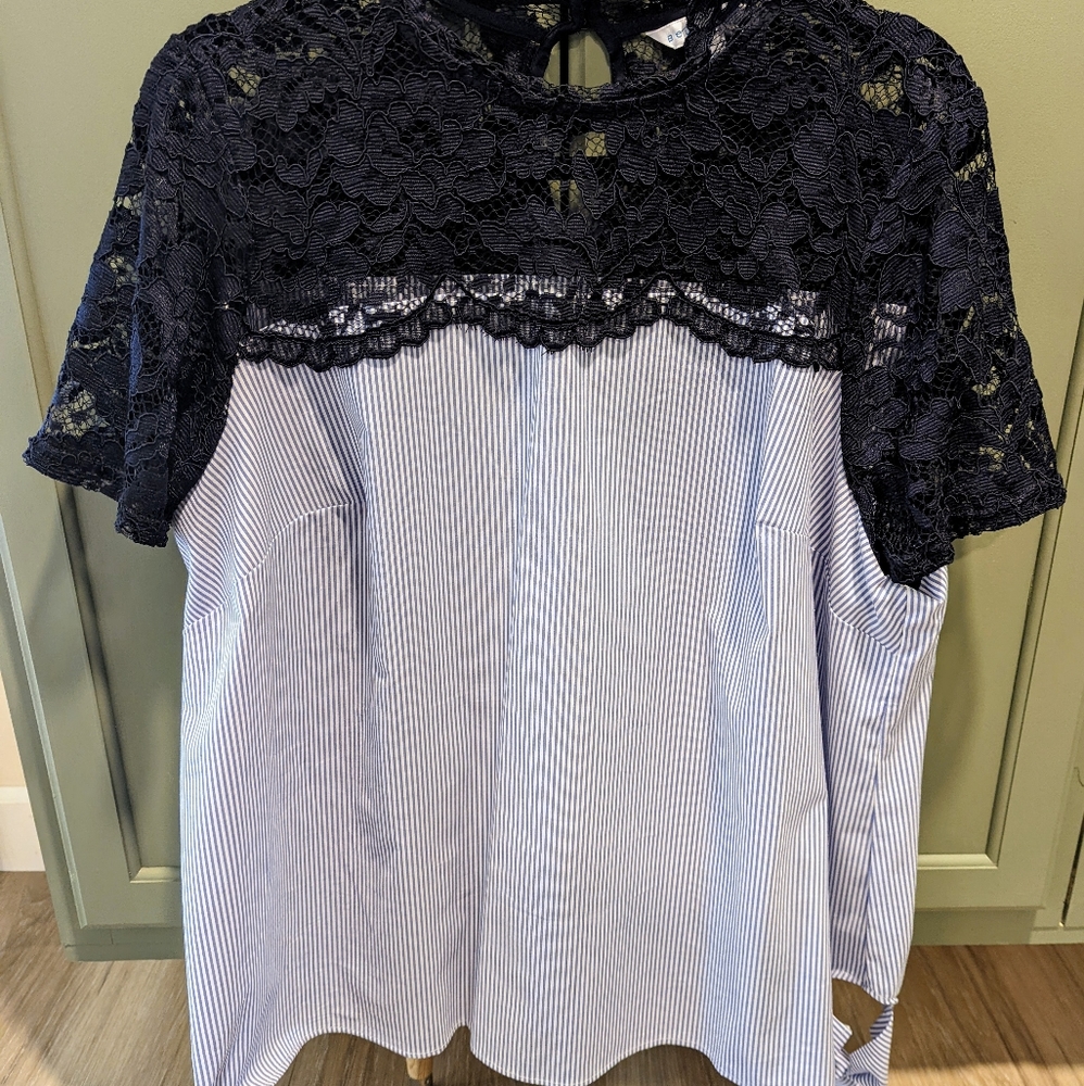 French Blue Blouse